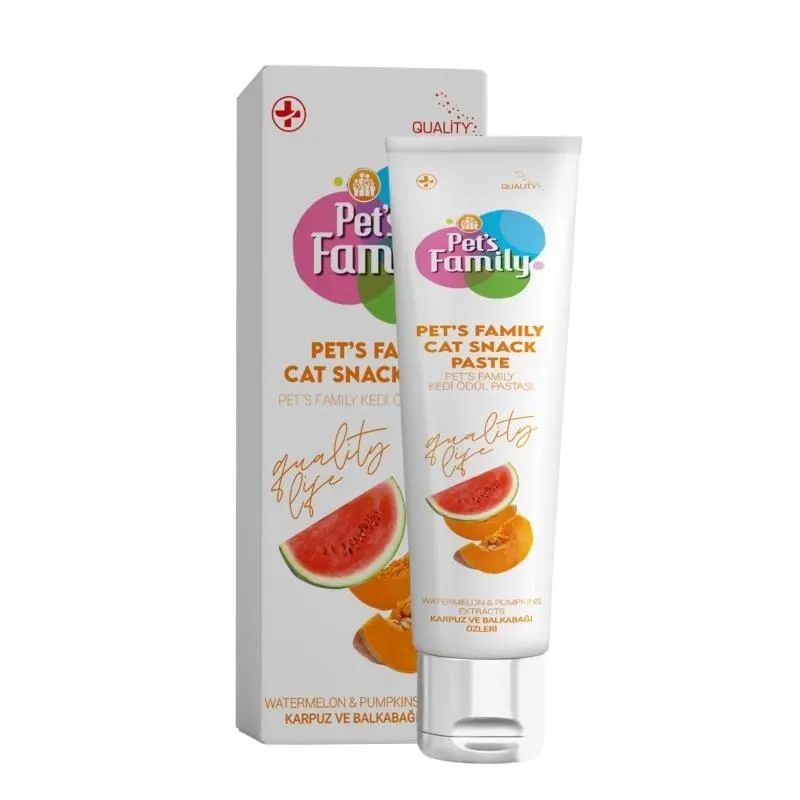 Pets Family Kedi Malt Macunu Karpuz Ve Balkabaklı 30 Gr