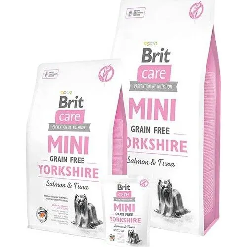 Brit Care Mini Yorkshire Terrierler İçin Tahılsız Somonlu Köpek Maması 2 Kg