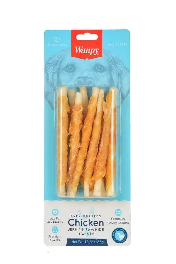 Wanpy Deri Üzerine Tavuk Sarılı Köpek Ödülü 85 gr