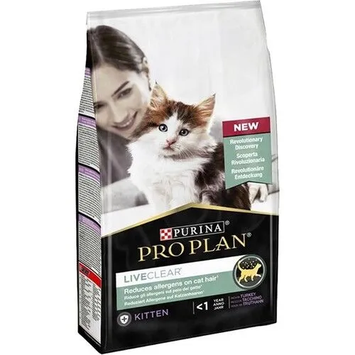 Pro Plan Live Clear Kitten Hindili Yavru Kedi Maması 1.4 kg