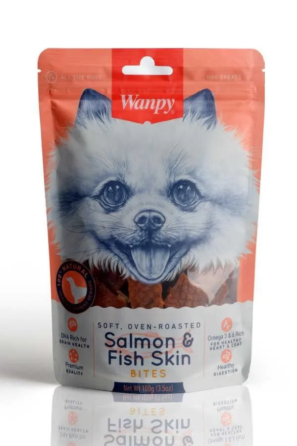 Wanpy Gerçek Somon Dilimleri 100 gr Köpek Ödülü