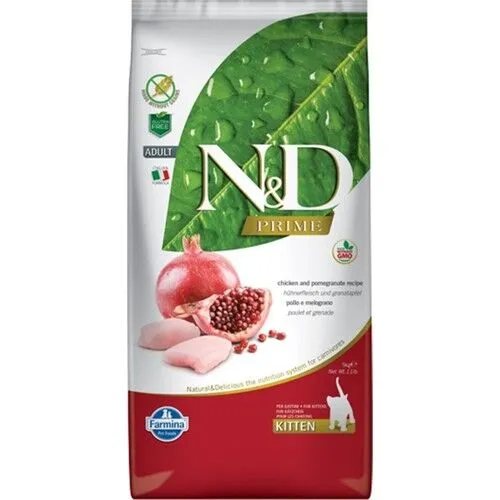 Nd Tahılsız Tavuk Etli Narlı Yavru Kedi Maması 5 Kg