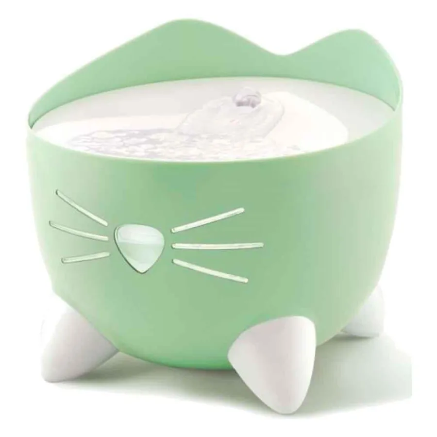 Catit Pixi Fountain Kediler İçin Otomatik Su Kabı 2000ml (Yeşil)