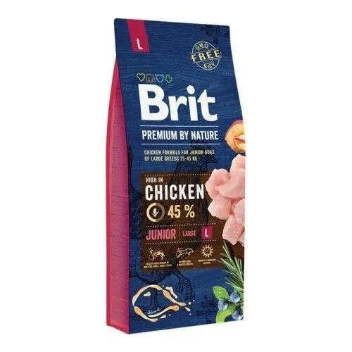 Brit Premium Tavuklu Büyük Irk Yavru  Köpek Maması 15 kg