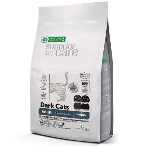 Nature's Protection Dark Cat Siyah Tüylü Kedi Maması 1,5 Kg