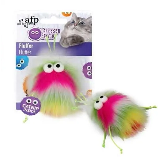 Afp Furry Ball Fluffer Catnipli Pembe 15 x 8 x 3,5 cm