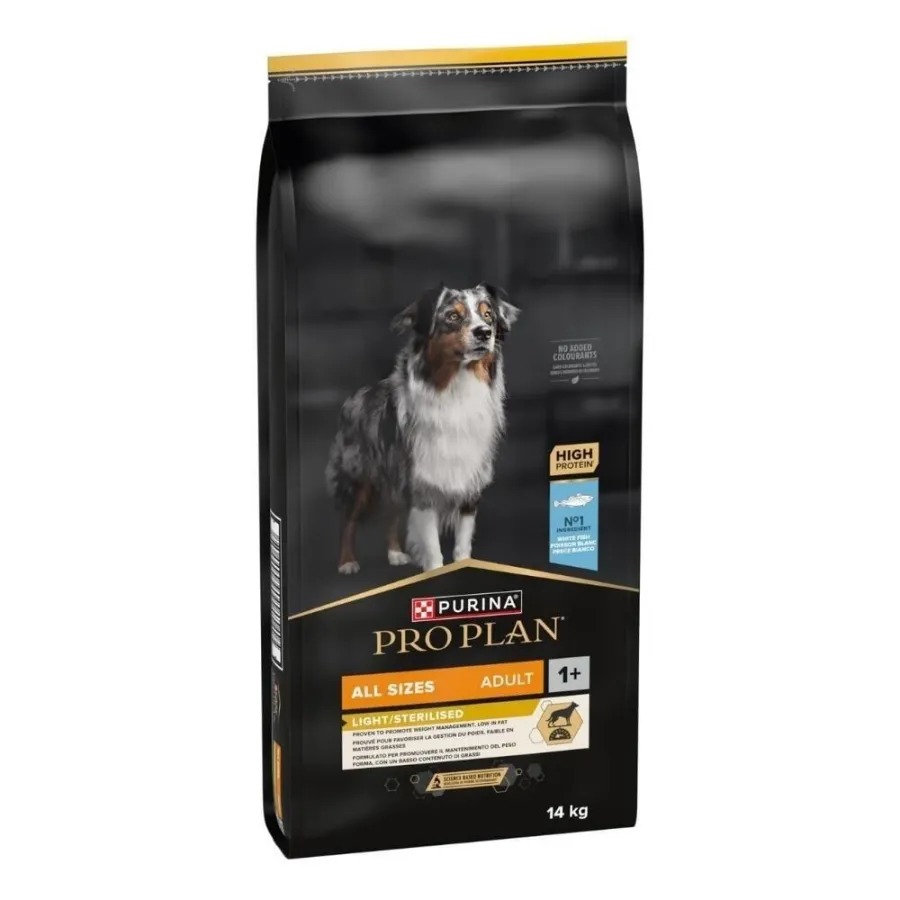Pro Plan Balıklı Kısır/Light Tüm Irklar İçin Yetişkin Köpek Maması 14 kg