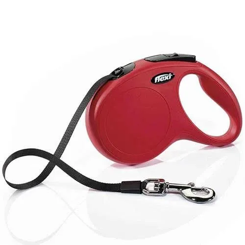 Flexi New Classic 5M Şerit L Kırmızı