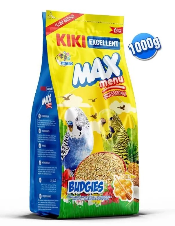 Kiki Excellent Kuş Max Menu Ballı Muhabbet Yemi 1000 Gr