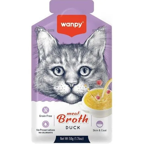 Wanpy Ördek Etli Kedi Çorbası 50 Gr