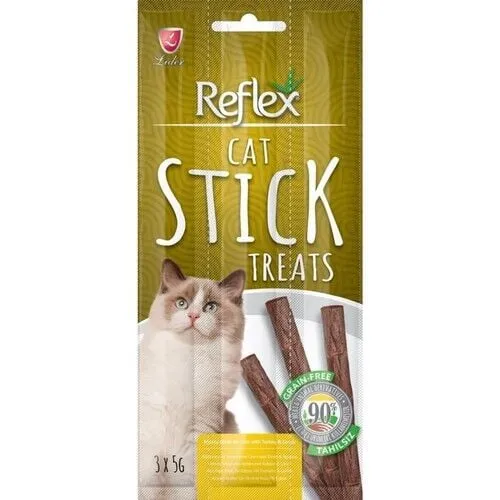 Reflex Plus Hindili Kuzulu Kedi Ödül Çubuğu 5 Gr x 3