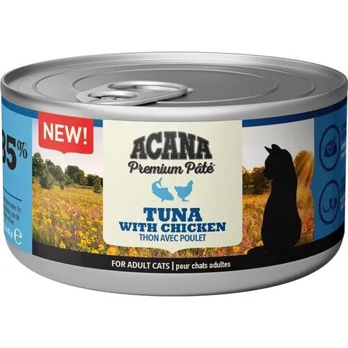 Acana Premium Tuna Balık Ve Tavuklu Ezme Kedi Konservesi 85 gr