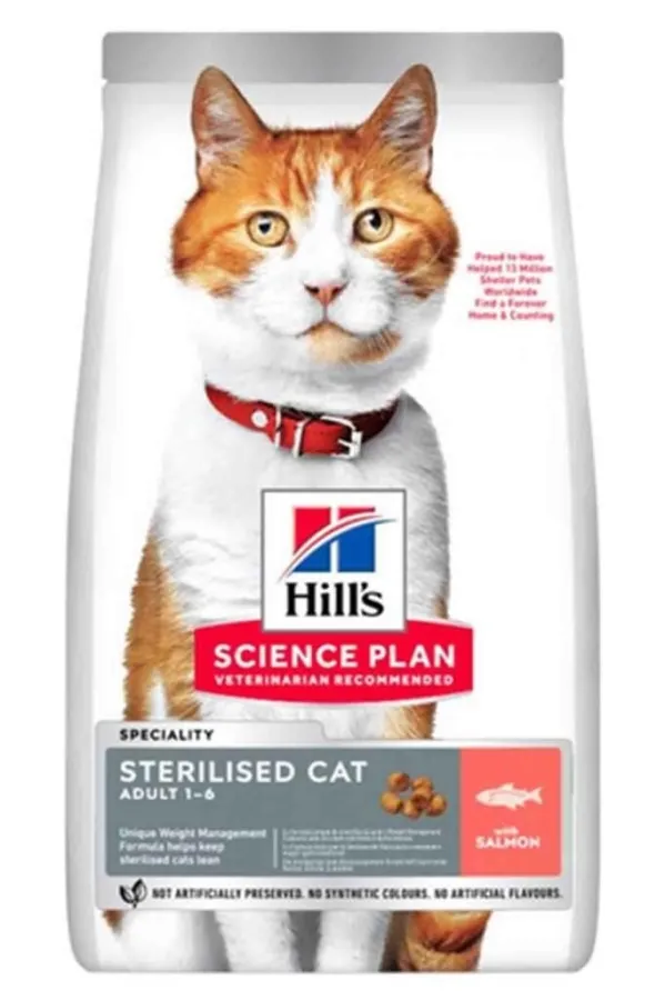 Hills Young Adult Somonlu Kısırlaştırılmış Kedi Maması 10 Kg