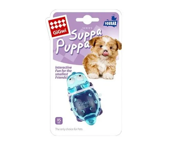 Gigwi Suppa Puppa Kedi Mavi Mor Köpek Diş Kaşıma Oyuncağı