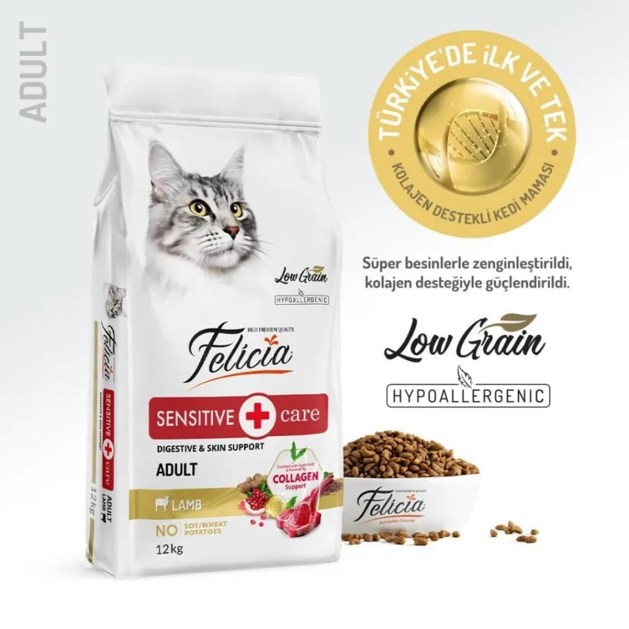 Felicia Kuzulu Yetişkin Kedi Maması 12 Kg