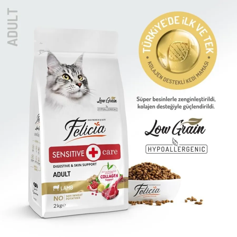 Felicia Kuzulu Yetişkin Kedi Maması 2 Kg