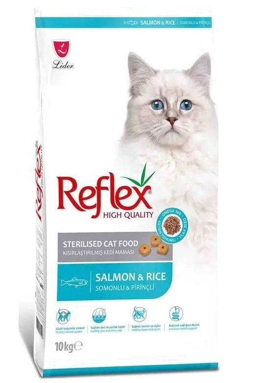 Reflex Somonlu Kisirlastirilmis Kedi Mamasi 10 Kg