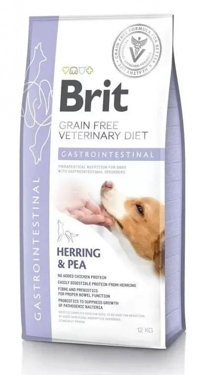 Brit Veterinary Diet Gastrointestinal Sindirim Sistemi Destekleyici Tahılsız Köpek Maması 12kg
