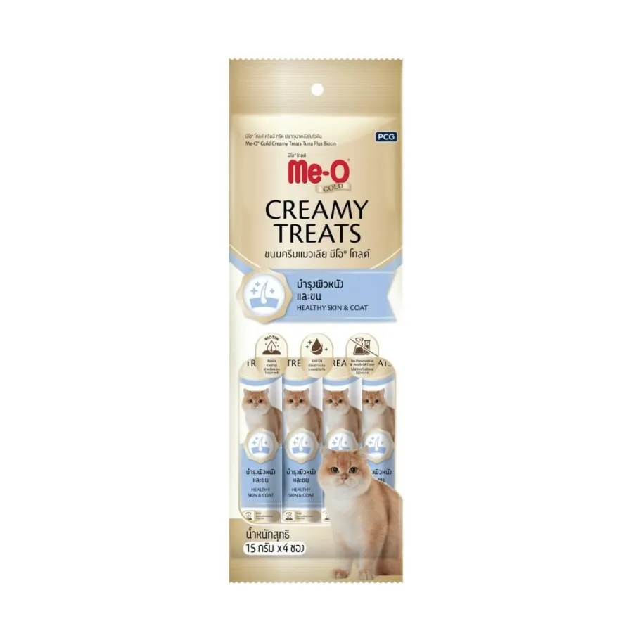 Me-o Gold Ton Balığı Biotin Kedi Ödülü 4 x 15 Gr