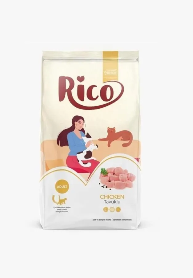 Rico Tavuklu Yetişkin Kedi Maması 2 KG