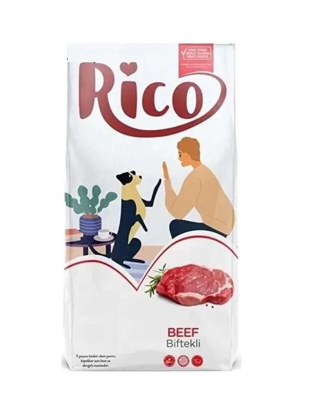 Rico Sığır Etli Yetişkin Köpek Maması 3 KG