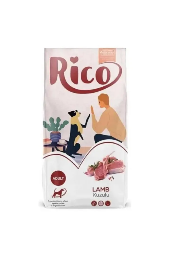Rico Kuzu Etli Yetişkin Köpek Maması 3 KG