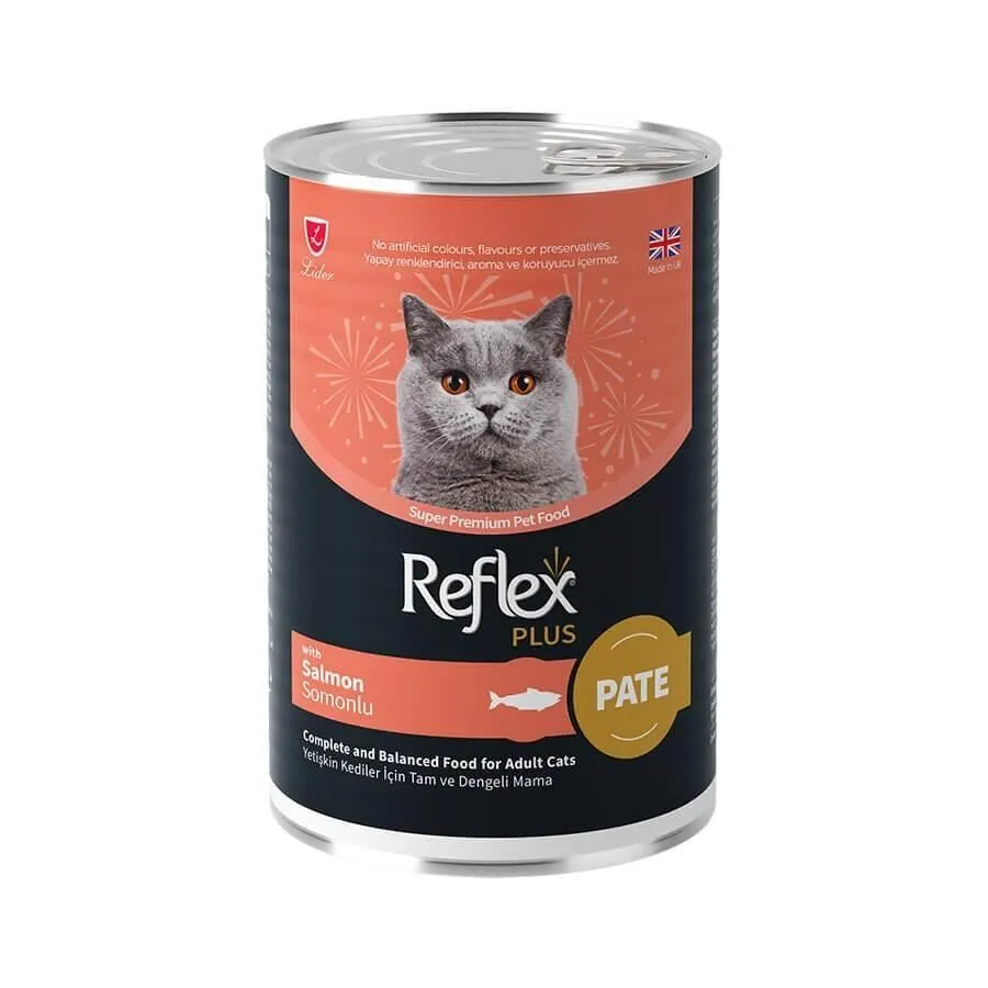 Reflex Plus Pate İçinde Parçacıklı Somonlu Yetişkin Kedi Konservesi 395 Gr