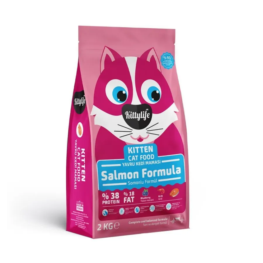 Kittylife Somonlu Yavru Kedi Maması 2 Kg