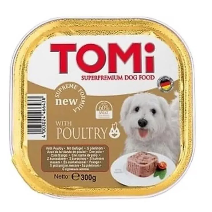Tomi Pate Kümes Hayvanlı Köpek Konservesi 300 Gr