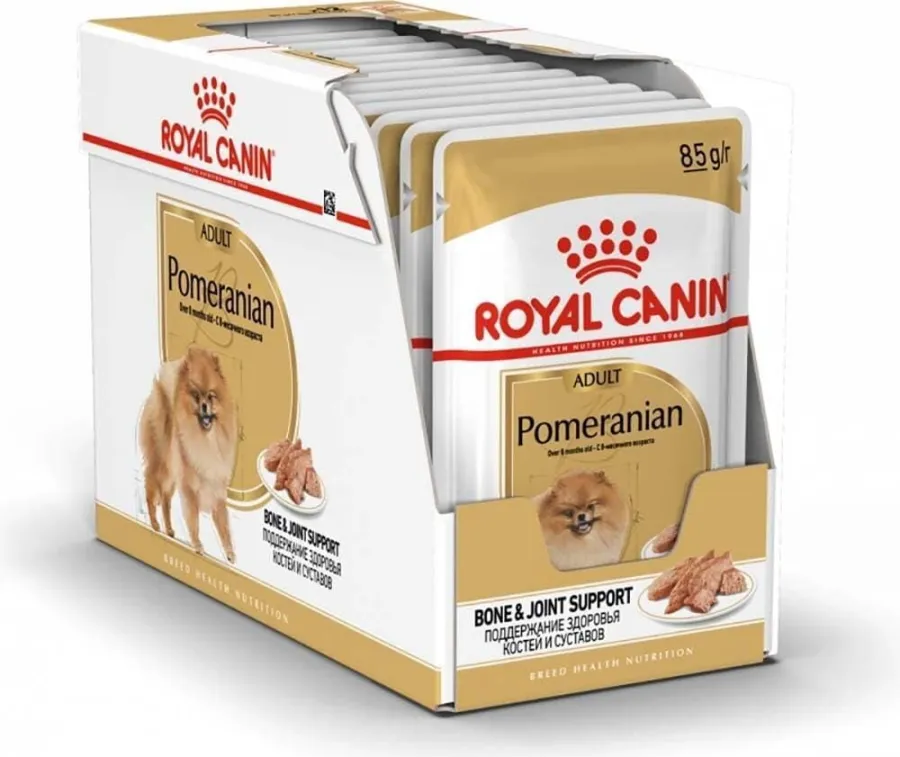 Royal Canin Pomeranian Yetişkin Köpek Yaş Maması 85 Gr 12'li Paket