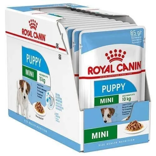 Royal Canin Mini Puppy Soslu Köpek Konservesi 85 gr 12'li Paket