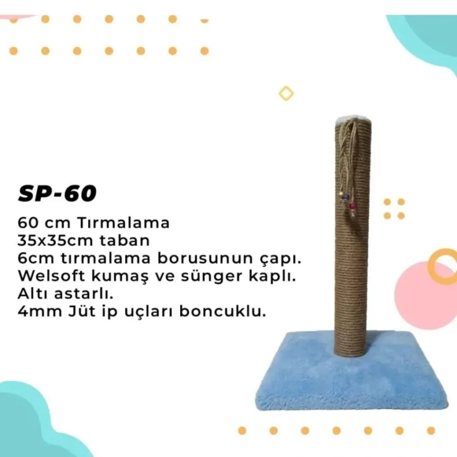 SB Pet Kalın Tırmalama 60 Cm