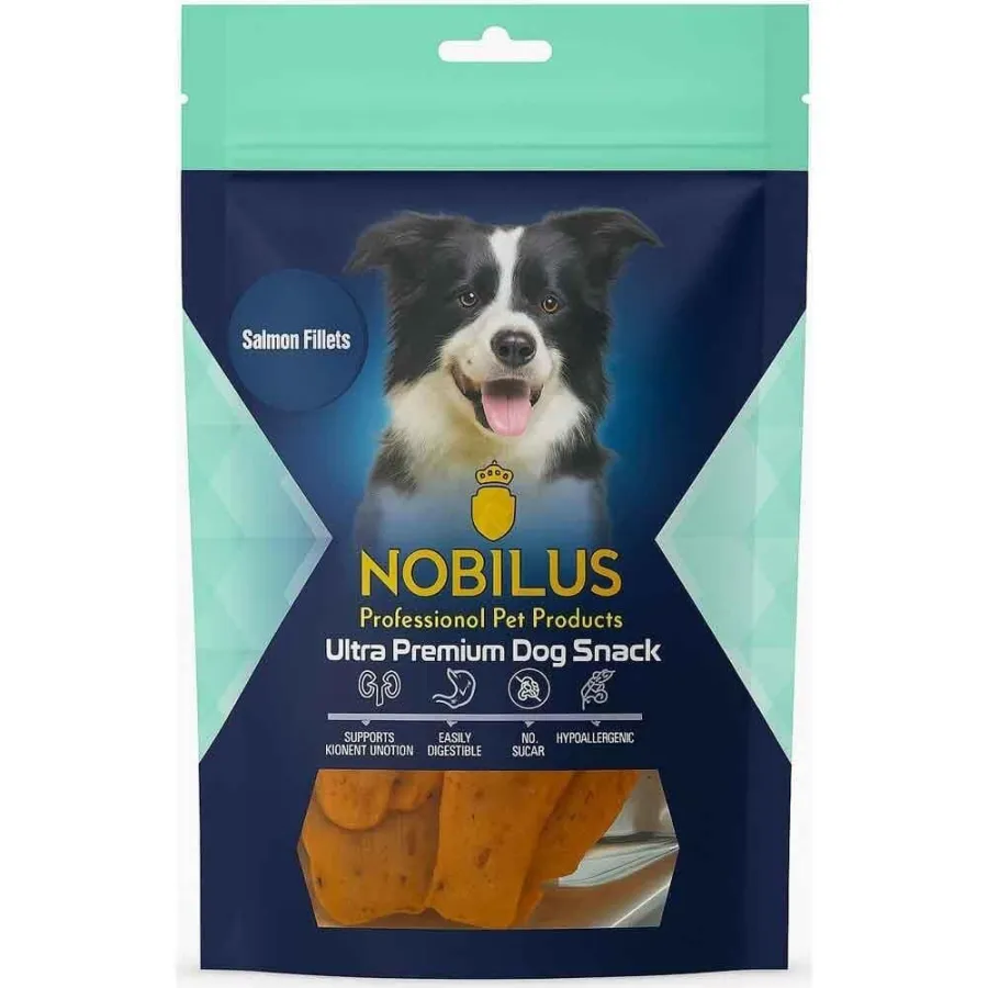 Nobilus Köpek Ödül Maması Somon Fileto 80 Gr