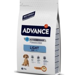 Advance Light Tavuklu Küçük Irk Köpek Maması 3 kg