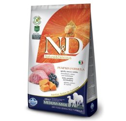 Nd Kuzu Etli  Balkabaklı Yetişkin Medium & Maxi Köpek Maması 12 Kg