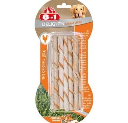 8in1 Delights Bones Köpekler İçin Twested Sticks 10’lu