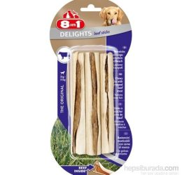 8in1 Delight Biftekli Sticks Köpek Kemiği 3’lü