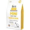 Brit Care Mini Hair Skin Somonlu ve Ringa Balıklı Tahılsız Köpek Maması 2 kg