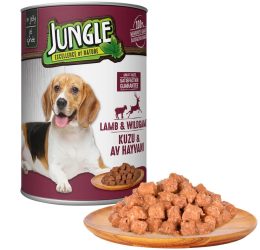 Jungle Kuzu Ve Av Hayvan Etli Köpek Konservesi 415 Gr