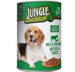 Jungle Biftek Sebze Köpek Konservesi 415 Gr