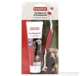 Beaphar Köpek Diş Fırçası ve Diş Macunu Seti