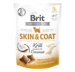 Brit Functional Snack Skin&Coat Kril Ve Hindistan Cevizli Köpek Ödül Maması 150 Gr