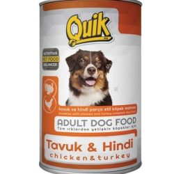 Quik Tavuklu Hindili Köpek Konserve 415 Gr