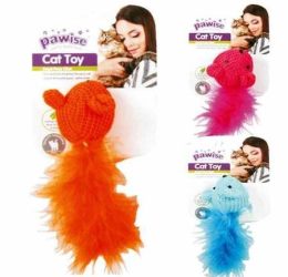Pawise 28123 Pawise Tüylü Doğal Kedi Oyuncağı.