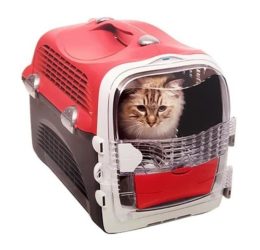 Catit Cabrio Carrier Cherry Red Kedi Köpek Taşıma Çantası ( 51x33x35 )