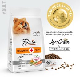 Felicia Somonlu Yetişkin Small/Mini Köpek Maması 3 Kg