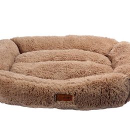 Dubex Brownie Dikdörtgen Kedi-Köpek Yatağı – Camel/Small