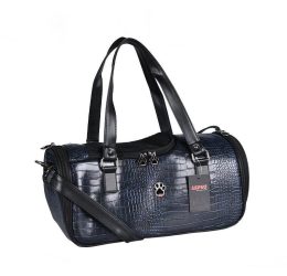 Lepu Duffle Bag Lacivert Ufak Irk Köpek Taşıma Çantası Lacivert