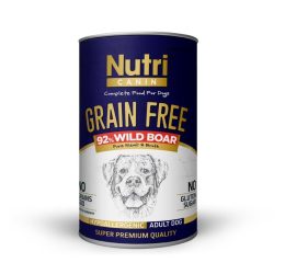 Nutri Canin Tahılsız Yaban Domuzlu Yaş Köpek Maması 400 gr
