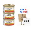 Gourmet Gold Parça Etli Soslu Sığır Etli Kedi Konservesi 85 gr 24’lü Paket